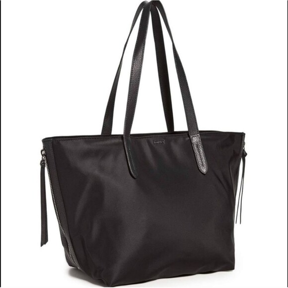 Botkier New York Large Tote Shoulder Bag Women's Black Everyday Double Strap - Picture 2 of 13